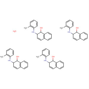 496052-49-4  1-Naphthalenol, 1,2-dihydro-2-(methylphenylamino)-, hydrate (4:1),(1R,2R)-rel-