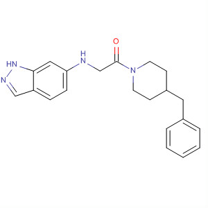 496057-56-8  Piperidine, 1-[(1H-indazol-6-ylamino)acetyl]-4-(phenylmethyl)-