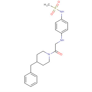 496057-71-7  Piperidine,1-[[[4-[(methylsulfonyl)amino]phenyl]amino]acetyl]-4-(phenylmethyl)-