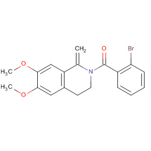 49619-30-9  Isoquinoline,2-(2-bromobenzoyl)-1,2,3,4-tetrahydro-6,7-dimethoxy-1-methylene-