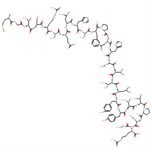 496764-72-8  L-Arginine,L-methionylglycyl-L-threonyl-L-seryl-L-arginyl-L-alanyl-L-glutaminyl-L-leucyl-L-histidyl-L-alanyl-L-phenylalanyl-L-prolyl-L-leucyl-L-histidyl-L-seryl-L-threonyl-L-threonyl-L-leucyl-L-tyrosyl-L-tyrosyl-L-threonyl-L-threonyl-L-prolyl-L-serylglycy