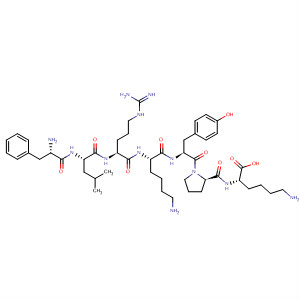 496765-47-0  L-Lysine, L-phenylalanyl-L-leucyl-L-arginyl-L-lysyl-L-tyrosyl-L-prolyl-