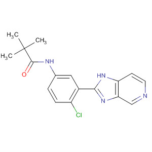 496794-66-2  Propanamide,N-[4-chloro-3-(1H-imidazo[4,5-c]pyridin-2-yl)phenyl]-2,2-dimethyl-