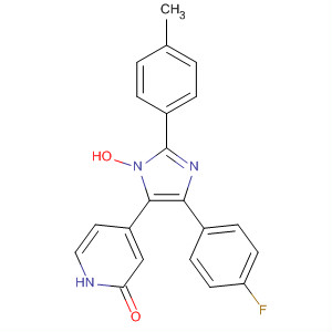 496803-98-6  2(1H)-Pyridinone,4-[4-(4-fluorophenyl)-1-hydroxy-2-(4-methylphenyl)-1H-imidazol-5-yl]-