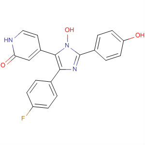 496804-14-9  2(1H)-Pyridinone,4-[4-(4-fluorophenyl)-1-hydroxy-2-(4-hydroxyphenyl)-1H-imidazol-5-yl]-