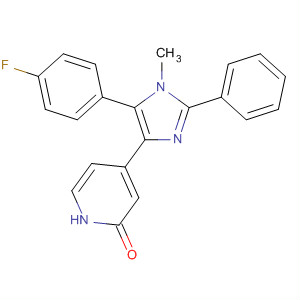 496804-24-1  2(1H)-Pyridinone,4-[5-(4-fluorophenyl)-1-methyl-2-phenyl-1H-imidazol-4-yl]-