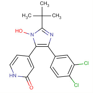 496804-28-5  2(1H)-Pyridinone,4-[4-(3,4-dichlorophenyl)-2-(1,1-dimethylethyl)-1-hydroxy-1H-imidazol-5-yl]-