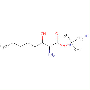 496810-23-2  Octanoic acid, 2-amino-3-hydroxy-, 1,1-dimethylethyl ester, (2R,3S)-rel- 496810-23-2  Octanoic acid, 2-amino-3-hydroxy-, 1,1-dimethylethyl ester, (2R,3S)-rel-
