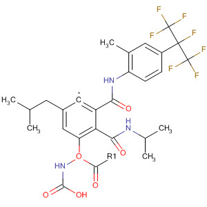 496813-67-3  Carbamic acid,[2-[[(1-methylethyl)amino]carbonyl]-3-[[[2-methyl-4-[1,2,2,2-tetrafluoro-1-(trifluoromethyl)ethyl]phenyl]amino]carbonyl]phenyl]-, 2-methylpropylester