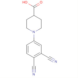 496816-84-3  4-Piperidinecarboxylic acid, 1-(3,4-dicyanophenyl)-