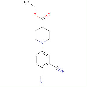 496816-85-4  4-Piperidinecarboxylic acid, 1-(3,4-dicyanophenyl)-, ethyl ester