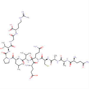496835-74-6  L-Arginine,L-glutaminyl-L-alanyl-L-alanyl-L-cysteinyl-L-a-glutamyl-L-glutaminyl-L-valyl-L-leucyl-L-prolyl-L-threonylglycyl-