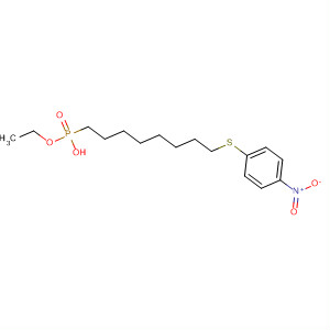 496837-10-6  Phosphonic acid, (8-mercaptooctyl)-, ethyl 4-nitrophenyl ester