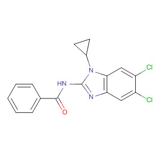 496838-08-5  Benzamide, N-(5,6-dichloro-1-cyclopropyl-1H-benzimidazol-2-yl)-