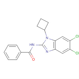 496838-09-6  Benzamide, N-(5,6-dichloro-1-cyclobutyl-1H-benzimidazol-2-yl)-