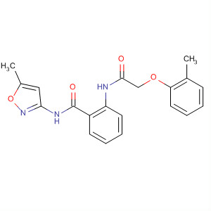496843-94-8  Benzamide,N-(5-methyl-3-isoxazolyl)-2-[[(2-methylphenoxy)acetyl]amino]-