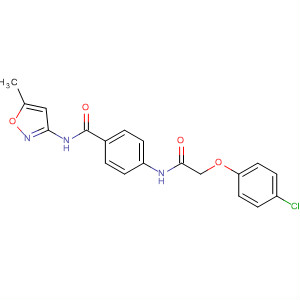 496844-03-2  Benzamide,4-[[(4-chlorophenoxy)acetyl]amino]-N-(5-methyl-3-isoxazolyl)-