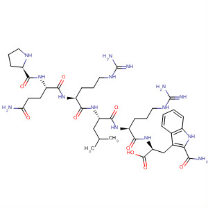 496844-13-4  L-Tryptophanamide, L-prolyl-L-glutaminyl-L-arginyl-L-leucyl-L-arginyl- 496844-13-4  L-Tryptophanamide, L-prolyl-L-glutaminyl-L-arginyl-L-leucyl-L-arginyl-