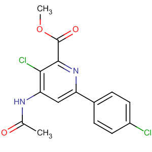496850-56-7  2-Pyridincarbonsäure, 4-(Acetylamin)-3-chlor-6-(4-chlorphenyl)-,methylester