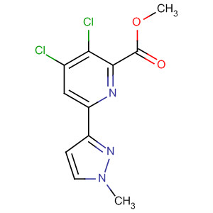 496851-38-8  2-Pyridinecarboxylic acid, 3,4-dichloro-6-(1-methyl-1H-pyrazol-3-yl)-,methyl ester