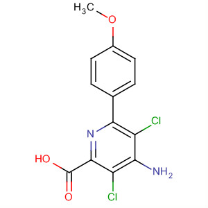 496851-54-8  acido 2-piridinacarbossilico, 4-ammino-3,5-dicloro-6-(4-metossifenil)-