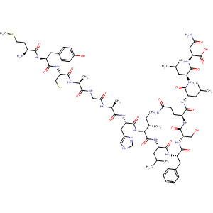 496853-67-9  L-Asparagine,L-methionyl-L-tyrosyl-L-cysteinyl-L-alanylglycyl-L-alanyl-L-histidyl-L-isoleucyl-L-leucyl-L-phenylalanyl-L-seryl-L-glutaminyl-L-leucyl-L-leucyl-