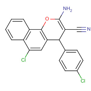 496854-94-5  4H-Naphtho[1,2-b]pyran-3-carbonitrile,2-amino-6-chloro-4-(4-chlorophenyl)-