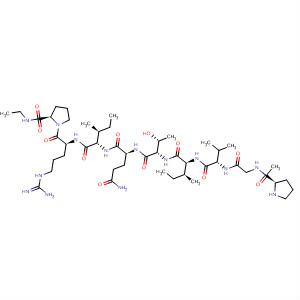496859-29-1  L-Prolinamide,1-methyl-L-prolylglycyl-L-valyl-D-isoleucyl-L-threonyl-L-glutaminyl-L-isoleucyl-L-arginyl-N-ethyl-