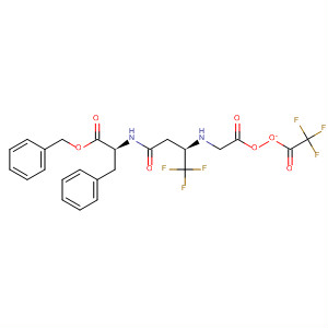 496860-29-8  L-Phenylalanine,N-[(3R)-3-[(carboxymethyl)amino]-4,4,4-trifluoro-1-oxobutyl]-,a-(phenylmethyl) ester, mono(trifluoroacetate)