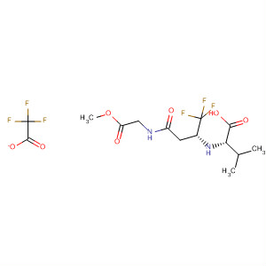 496860-58-3  L-Valine,N-[(1R)-3-[(2-methoxy-2-oxoethyl)amino]-3-oxo-1-(trifluoromethyl)propyl]-, mono(trifluoroacetate)
