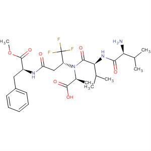 496860-77-6  L-Alanine,N-[(1R)-3-[[(1S)-2-methoxy-2-oxo-1-(phenylmethyl)ethyl]amino]-3-oxo-1-(trifluoromethyl)propyl]-L-valyl-L-valyl-