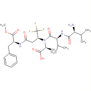496860-78-7  L-Alanine,N-[(1S)-3-[[(1S)-2-methoxy-2-oxo-1-(phenylmethyl)ethyl]amino]-3-oxo-1-(trifluoromethyl)propyl]-L-valyl-L-valyl-