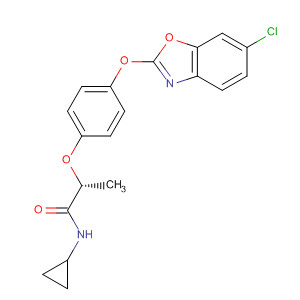 496866-03-6  Propanamide,2-[4-[(6-chloro-2-benzoxazolyl)oxy]phenoxy]-N-cyclopropyl-, (2R)-