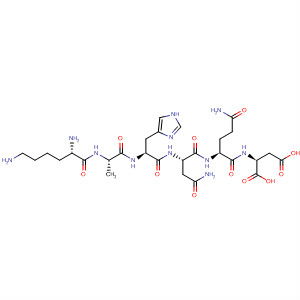 496878-57-0  L-Aspartic acid, L-lysyl-L-alanyl-L-histidyl-L-asparaginyl-L-glutaminyl-