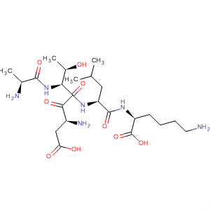 496878-92-3  L-Lysine, L-alanyl-L-a-aspartyl-L-threonyl-L-leucyl-