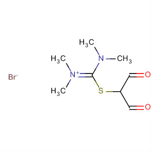 496879-59-5  Methanaminium,N-[(dimethylamino)[(1-formyl-2-oxoethyl)thio]methylene]-N-methyl-,bromide