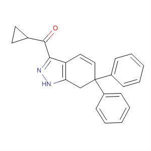 496880-03-6  Methanone, cyclopropyl(6,7-dihydro-6,6-diphenyl-1H-indazol-3-yl)- 496880-03-6  Methanone, cyclopropyl(6,7-dihydro-6,6-diphenyl-1H-indazol-3-yl)-