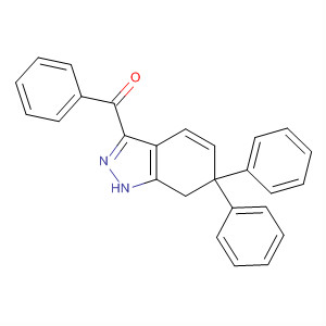 496880-05-8  Methanone, (6,7-dihydro-6,6-diphenyl-1H-indazol-3-yl)phenyl-