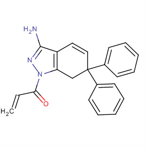 496880-39-8  1H-Indazol-3-amine, 6,7-dihydro-1-(1-oxo-2-propenyl)-6,6-diphenyl-