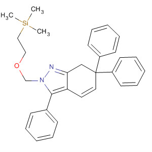 496880-48-9  2H-Indazole,6,7-dihydro-3,6,6-triphenyl-2-[[2-(trimethylsilyl)ethoxy]methyl]-