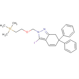 496880-50-3  2H-Indazole,6,7-dihydro-3-iodo-6,6-diphenyl-2-[[2-(trimethylsilyl)ethoxy]methyl]-