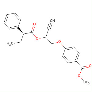 496881-55-1  Benzeneacetic acid, a-ethyl-,(1S)-1-[[4-(methoxycarbonyl)phenoxy]methyl]-2-propynyl ester