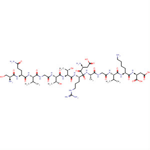 496910-67-9  L-Aspartic acid,L-seryl-L-glutaminyl-L-valylglycyl-L-threonyl-L-threonyl-L-a-aspartyl-L-arginyl-L-alanylglycyl-L-valyl-L-lysyl-