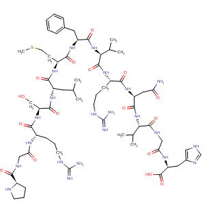 496910-82-8  L-Histidine,L-prolylglycyl-L-arginyl-L-seryl-L-leucyl-L-methionyl-L-phenylalanyl-L-valyl-L-arginyl-L-asparaginyl-L-valylglycyl-