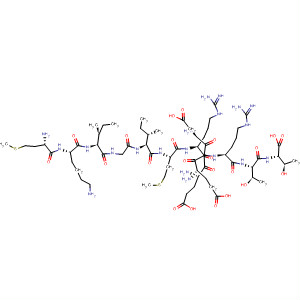 496910-98-6  L-Threonine,L-methionyl-L-lysyl-L-isoleucylglycyl-L-isoleucyl-L-methionyl-L-a-aspartyl-L-a-glutamyl-L-a-glutamyl-L-arginyl-L-arginyl-L-threonyl- 496910-98-6  L-Threonine,L-methionyl-L-lysyl-L-isoleucylglycyl-L-isoleucyl-L-methionyl-L-a-aspartyl-L-a-glutamyl-L-a-glutamyl-L-arginyl-L-arginyl-L-threonyl-