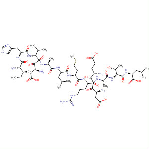 496911-39-8  L-Leucine,L-isoleucyl-L-histidyl-L-a-aspartyl-L-valyl-L-alanyl-L-leucyl-L-methionyl-L-a-glutamyl-L-a-aspartyl-L-arginyl-L-alanyl-L-threonyl-