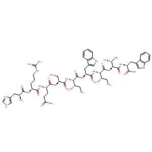 496915-93-6  L-Tryptophan,L-histidyl-L-arginyl-L-glutaminyl-L-seryl-L-isoleucyl-L-tryptophyl-L-isoleucyl-L-threonyl-