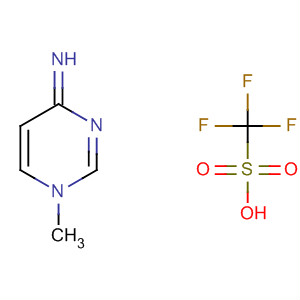 496919-67-6  Methanesulfonic acid, trifluoro-, compd. with1-methyl-4(1H)-pyrimidinimine (1:1)