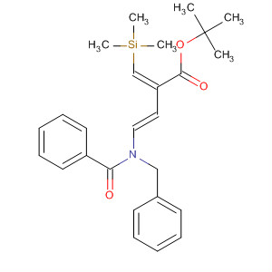 496922-88-4  3-Butenoic acid,4-[benzoyl(phenylmethyl)amino]-2-[(trimethylsilyl)methylene]-,1,1-dimethylethyl ester, (2Z,3E)-