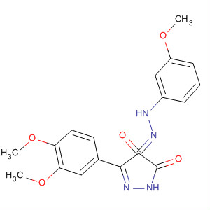 496932-76-4  1H-피라졸-4,5-디온, 3-(3,4-디메톡시페닐)-,4-[(3-메톡시페닐)히드라존]